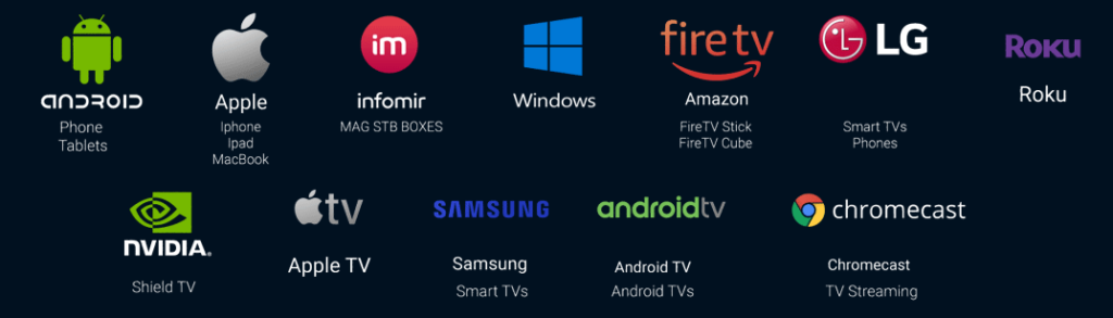 Deditop IPTV ondersteunde apparaten voor IPTV Kopen
